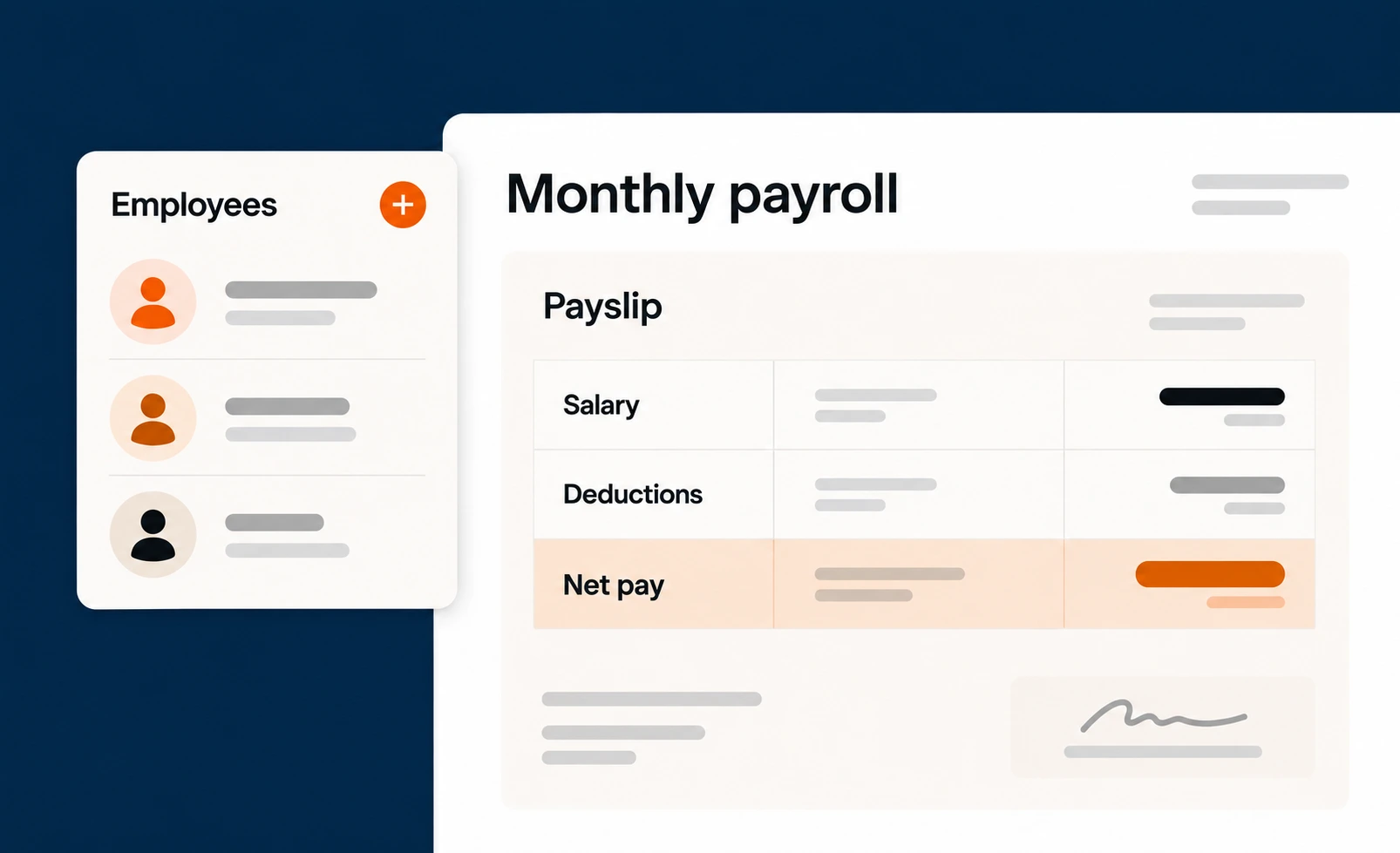 payroll service illustration